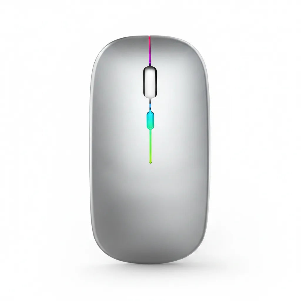 Wireless Mouse Rechargeable Bluetooth 5.2 & 2.4 GHz Ergonomic