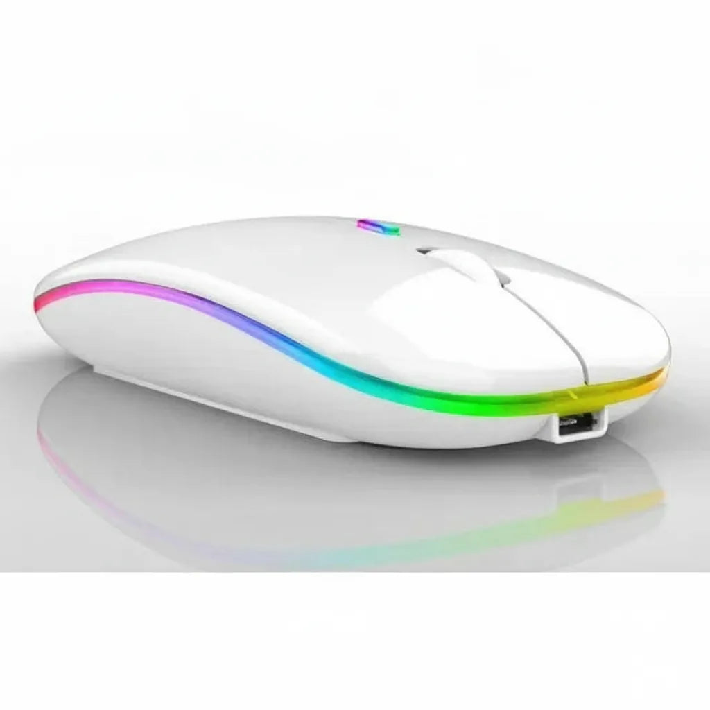 Wireless Mouse Rechargeable Bluetooth 5.2 & 2.4 GHz Ergonomic