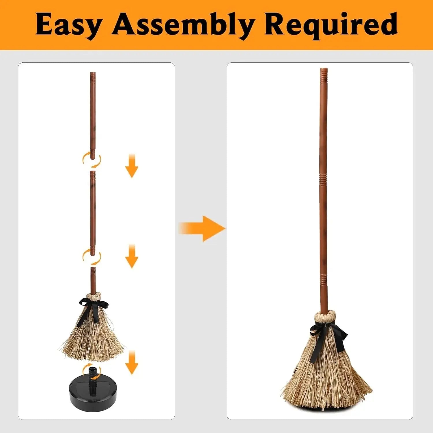 Witch Broom Floating Sound & Touch Activated