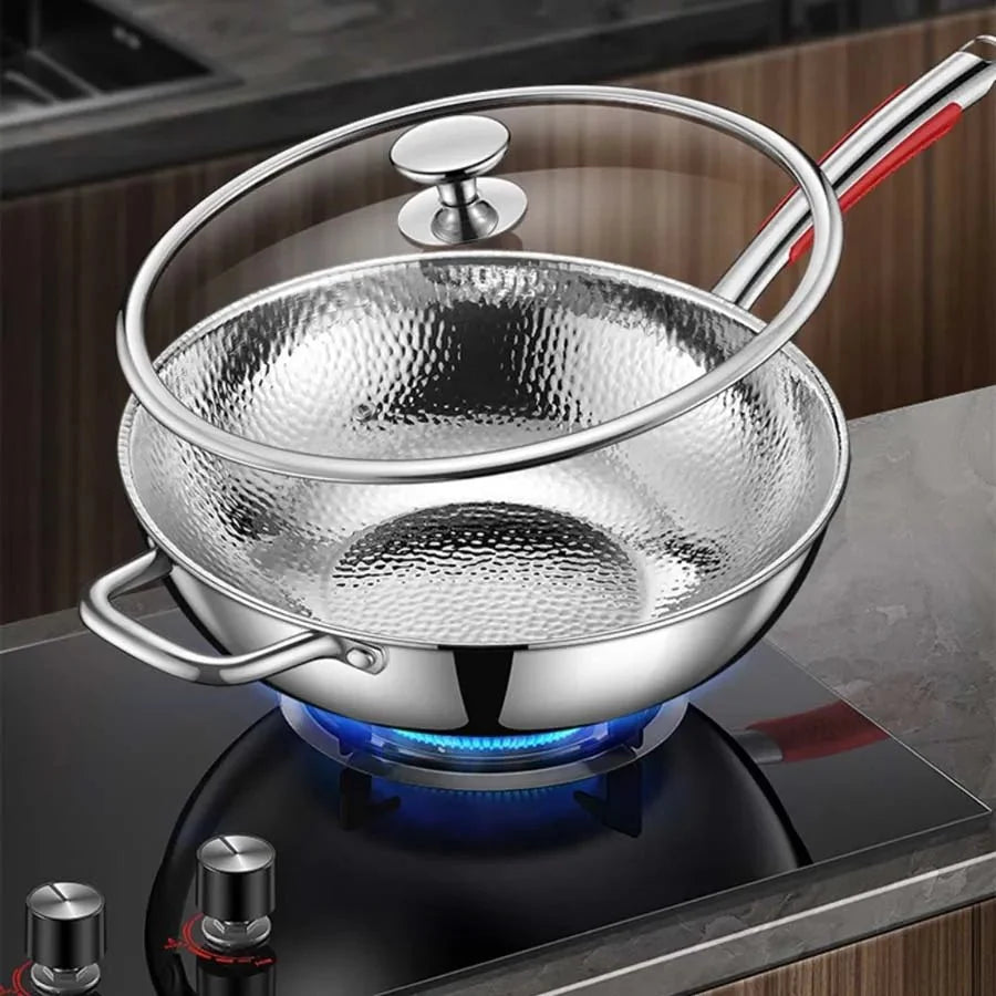 Wok Pure Titanium Naturally Non-Stick Induction Compatible