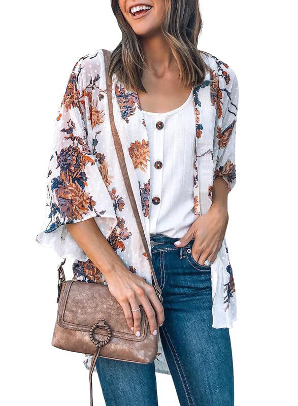 Women's Blouse Floral Print Tailored Fit