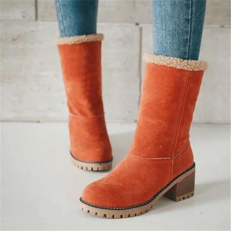 Women's Boots Fleece-Lined Convertible Height Durable