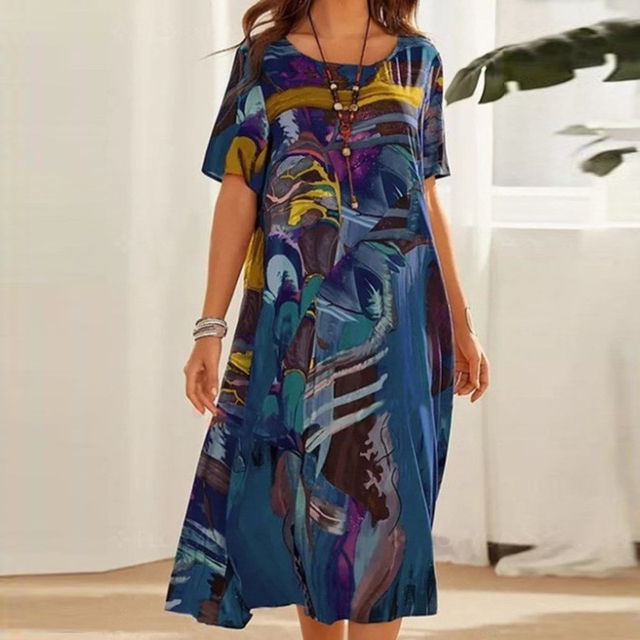 Women's Dress Relaxed Fit Breathable Fabric