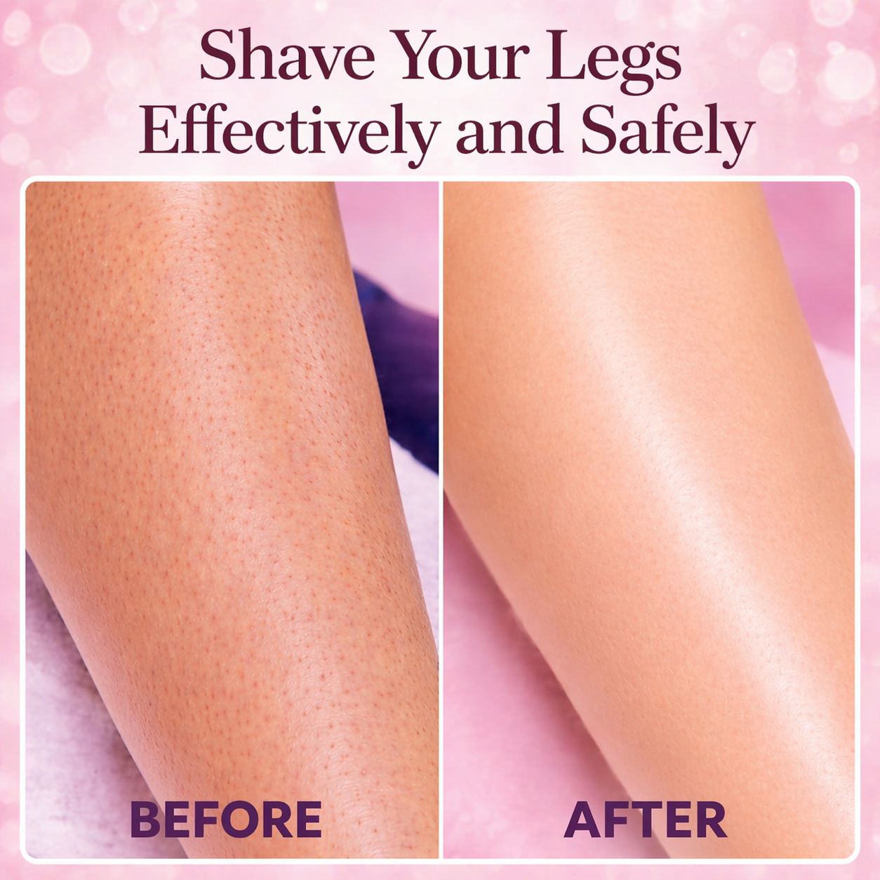 Women's Electric Shaver 2-in-1 Heads IPX7 Waterproof 60-Min Battery