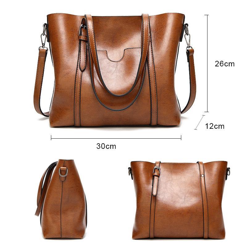 Women's Handbag PU Leather Large Capacity & Multiple Compartments