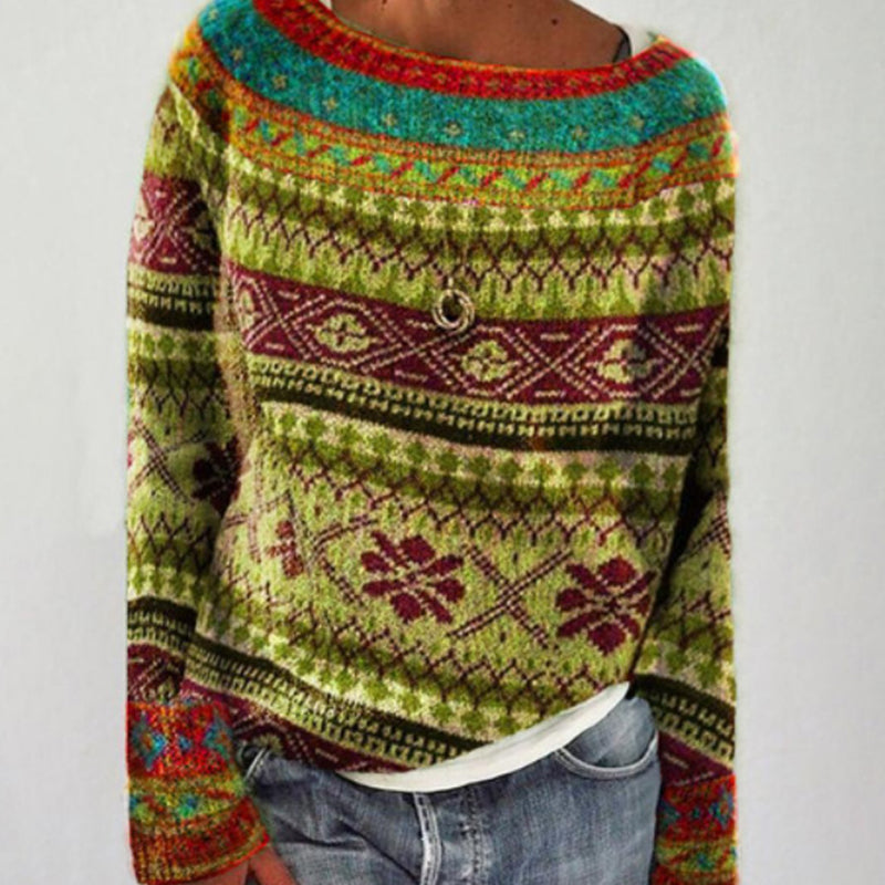 Women's Pullover Soft Cotton Blend Crewneck