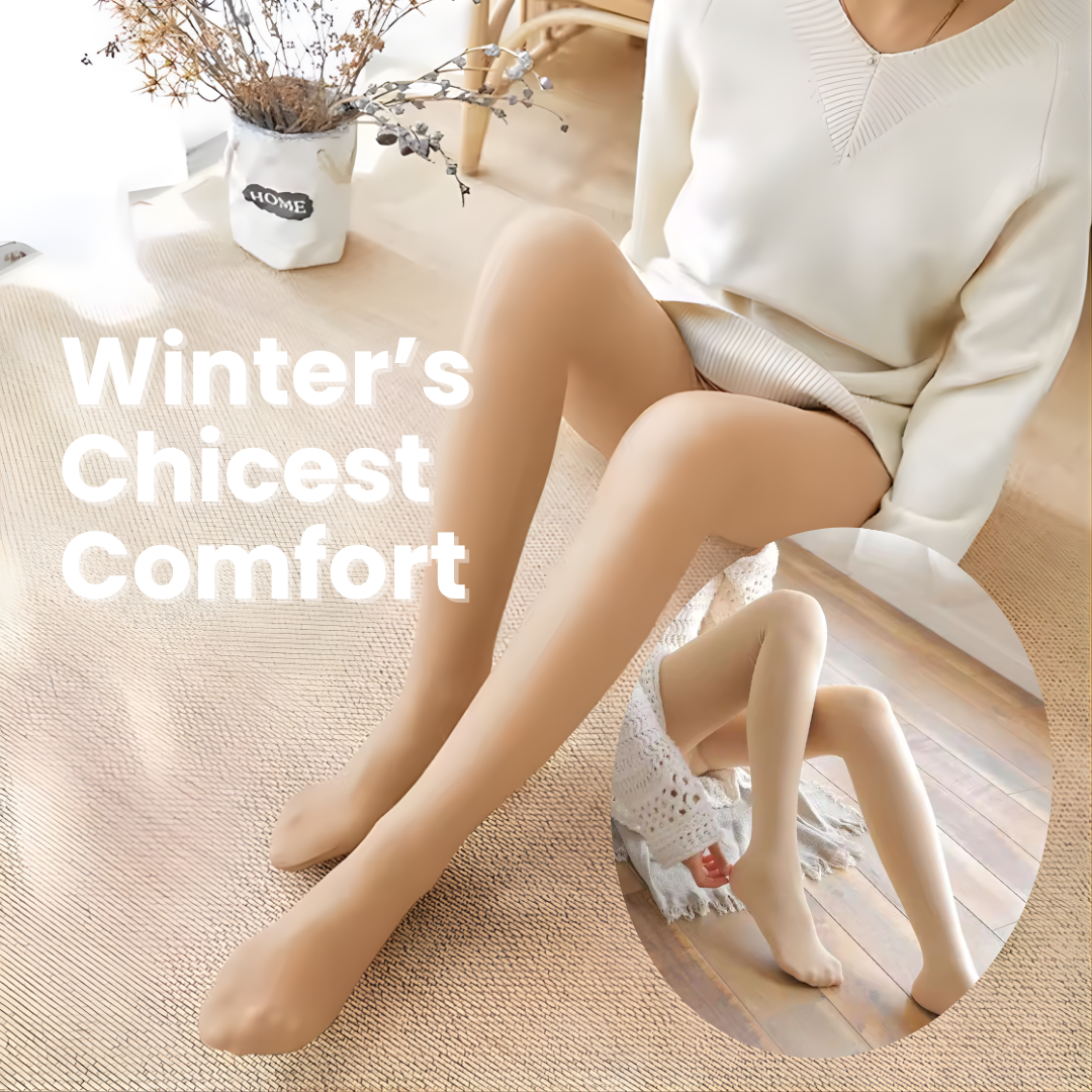 Women's Tights Fleece-Lined Seamless Sheer Look