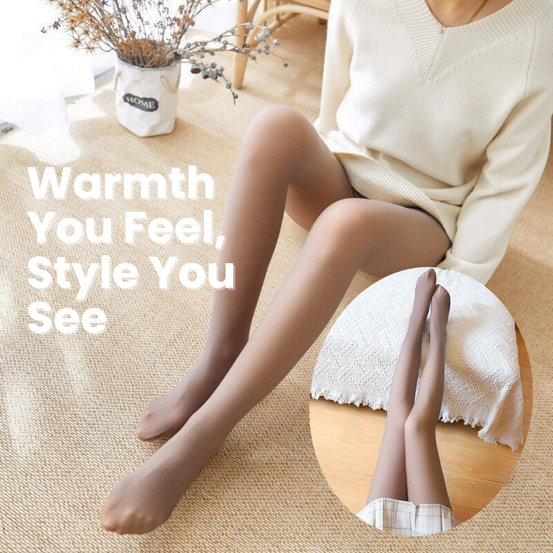 Women's Tights Fleece-Lined Seamless Sheer Look