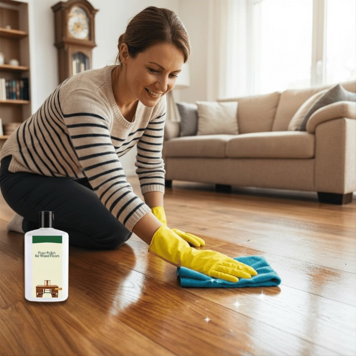 Wood Floor Polish Beeswax & Orange Oil Waterproof Protection