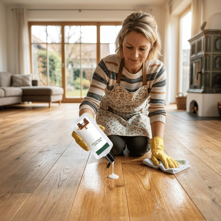 Wood Floor Polish Beeswax & Orange Oil Waterproof Protection