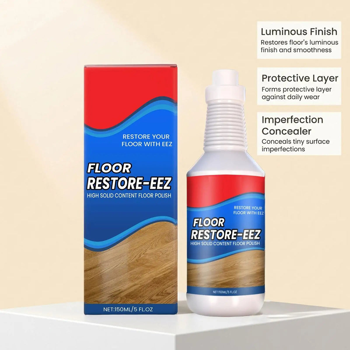 Wood Floor Polish Scratch-Repairing High-Gloss Finish