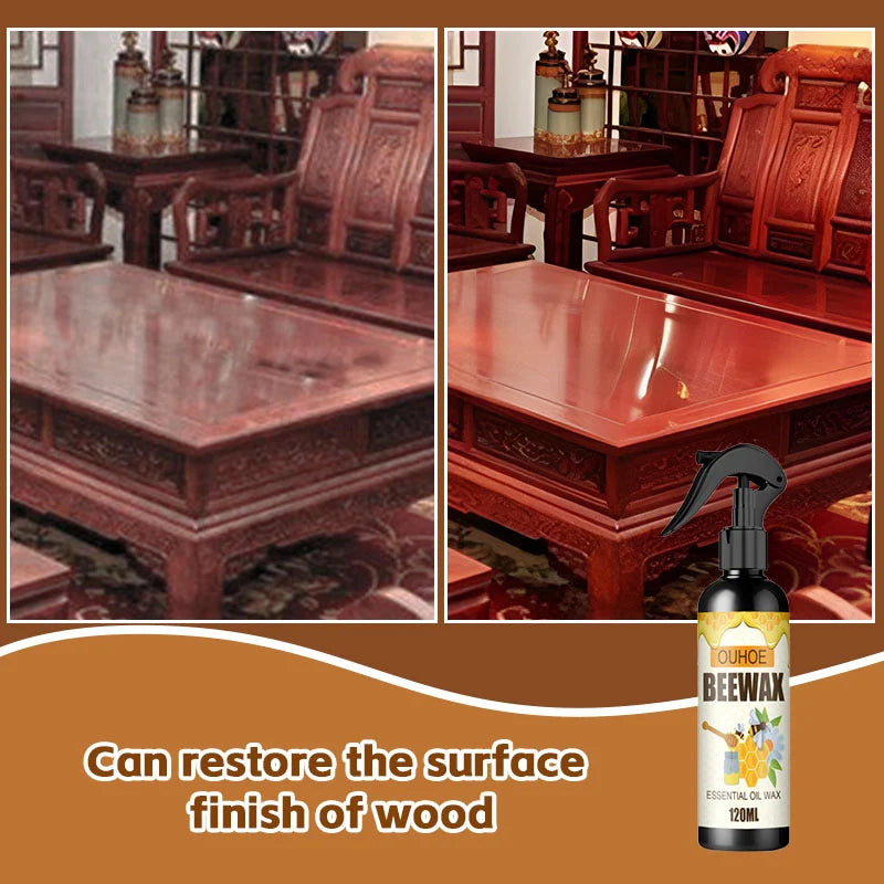 Wood Furniture Spray Natural Beeswax 120ml