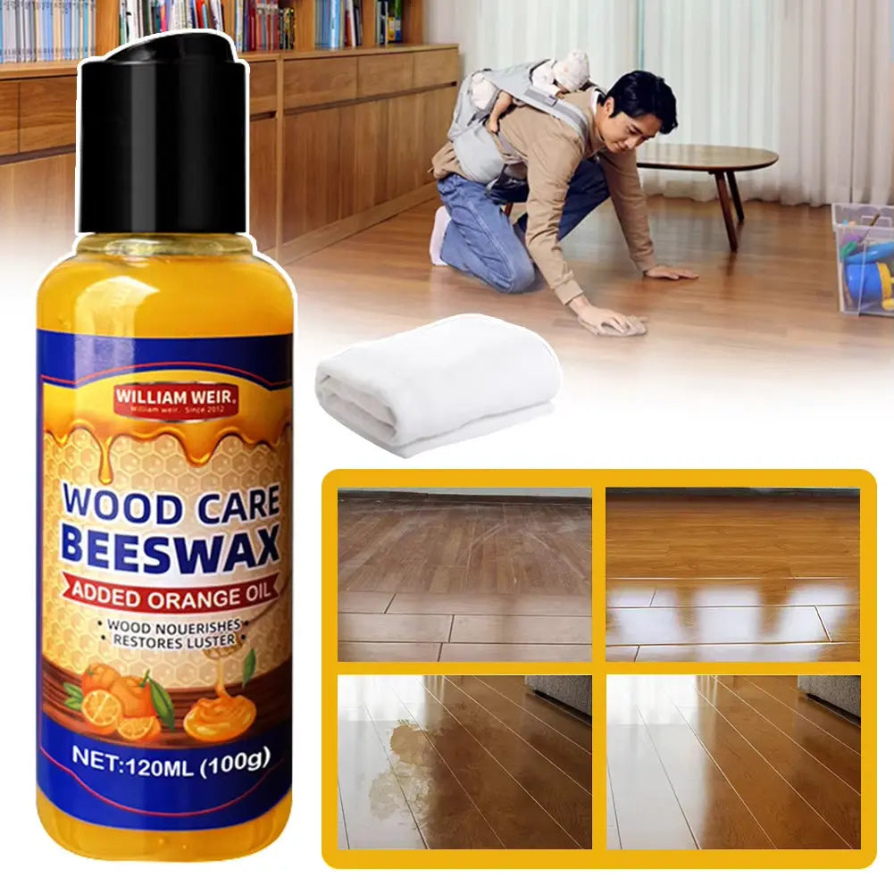 Wood Polish Natural Beeswax & Orange Oil 120 ml