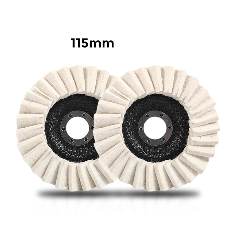 Wool Polishing Pad High-Density Wool Reinforced Backing Swirl-Free Finish