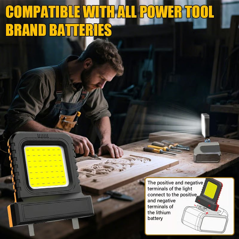 Work Floodlight COB LED Universal Battery Compatible