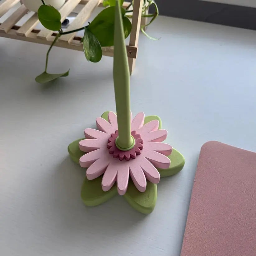 Yarn Winder Gerbera Flower Aerospace-Grade Gears Tool-Free