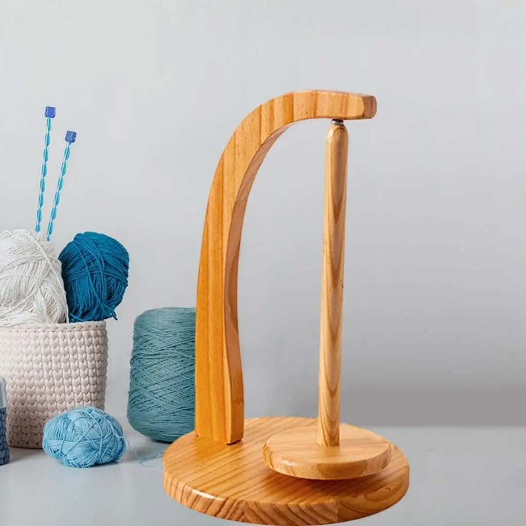 Yarn Winder Solid Wood 360-Degree Spin