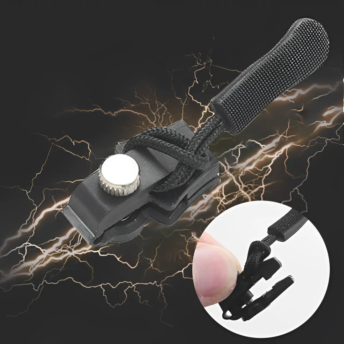 Zipper Pulls Tool-Free Clip-On Universal Fit Pack of 12