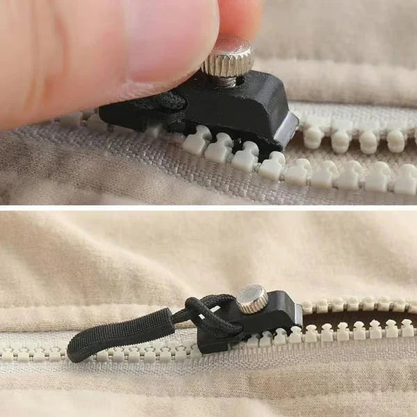 Zipper Pulls Tool-Free Metal Screw Set of Six