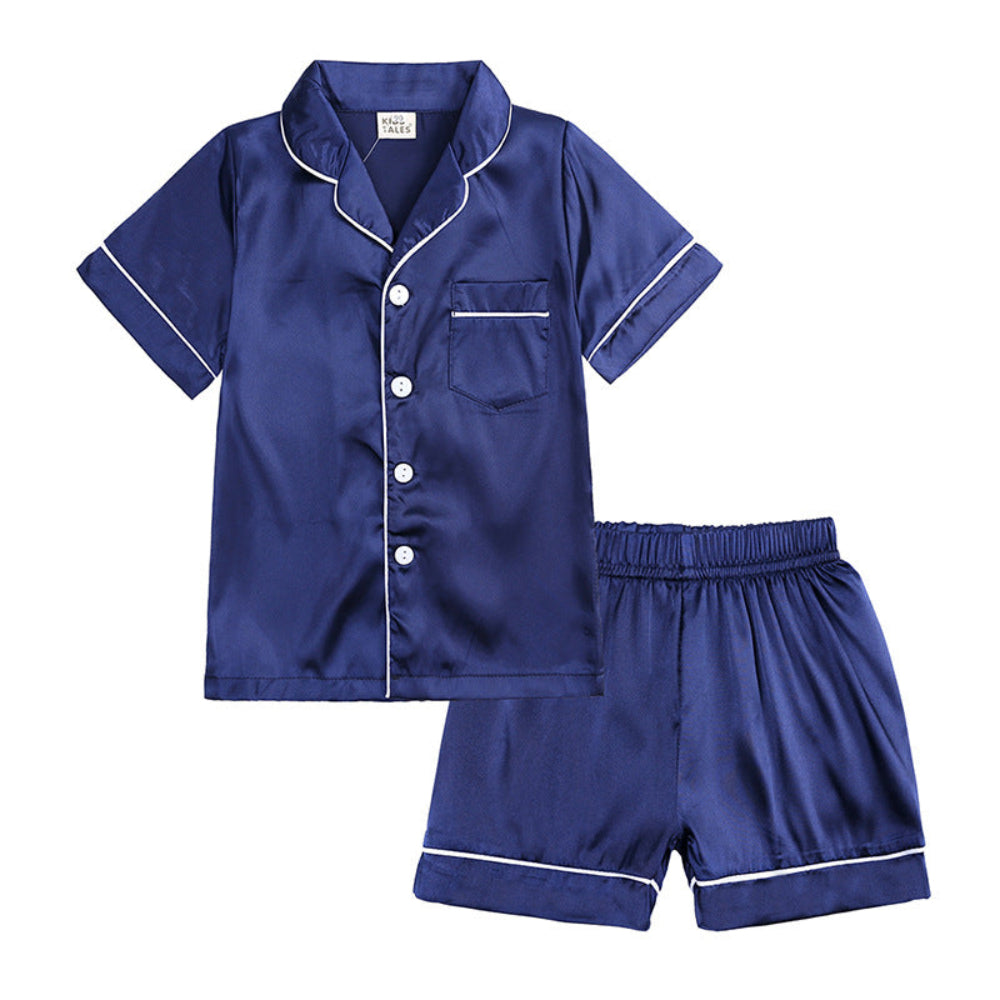 SnugDreams Children’s Pajama Ensemble with Buttoned Top & Stretchy Pants