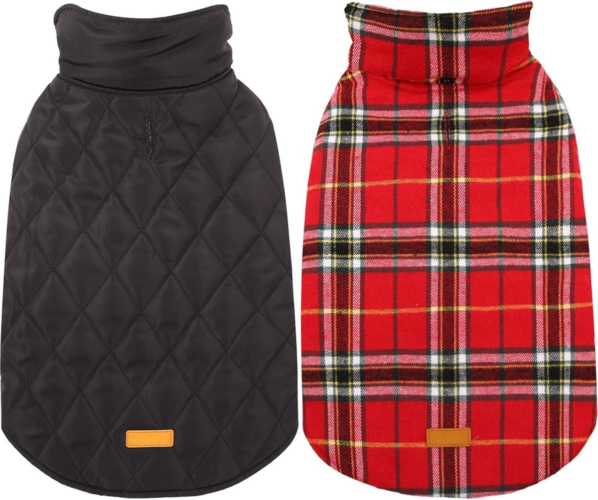Ultimate Comfort | Reversible Waterproof Dog Coat for Winter
