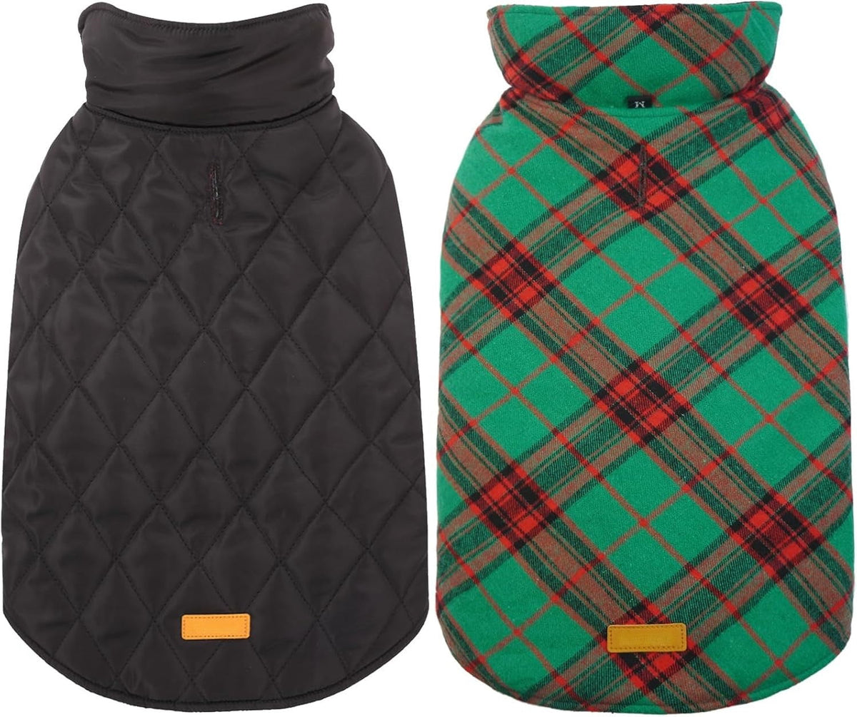 Ultimate Comfort | Reversible Waterproof Dog Coat for Winter