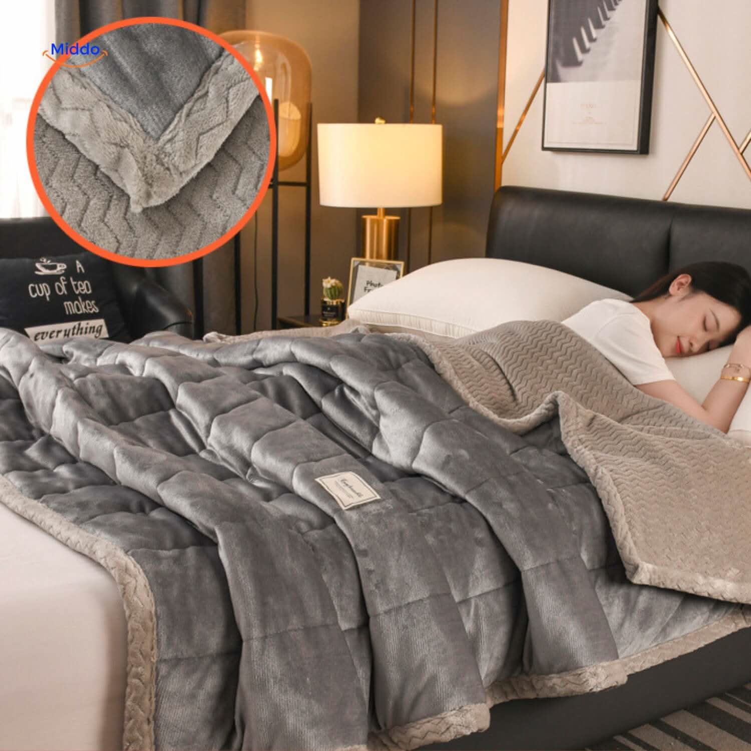 SNUGGLESOFT – Plush Wool Blanket for Ultimate Winter Comfort