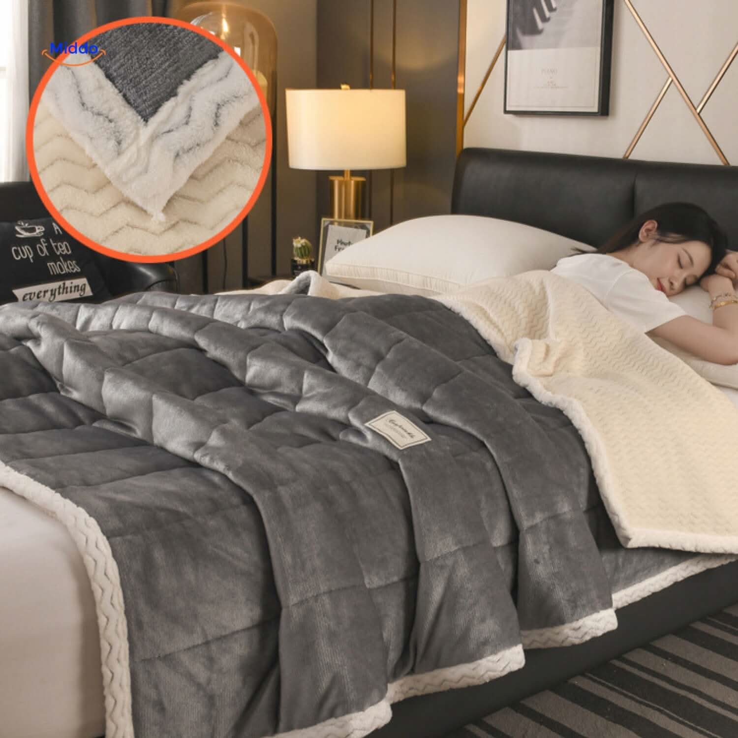 SNUGGLESOFT – Plush Wool Blanket for Ultimate Winter Comfort