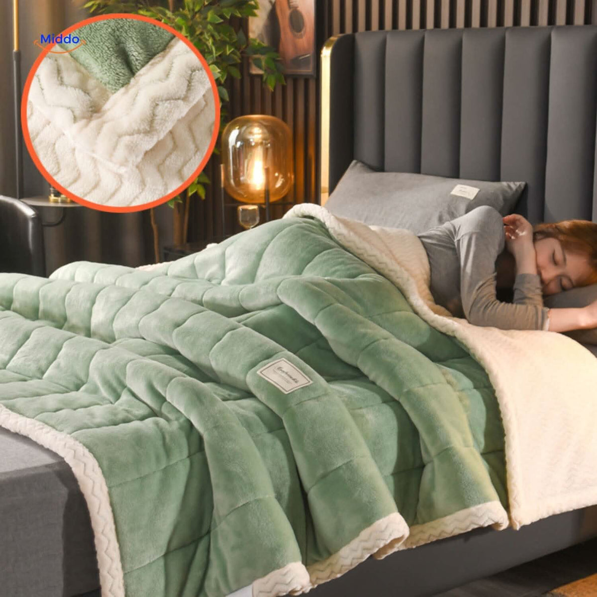 SNUGGLESOFT – Plush Wool Blanket for Ultimate Winter Comfort