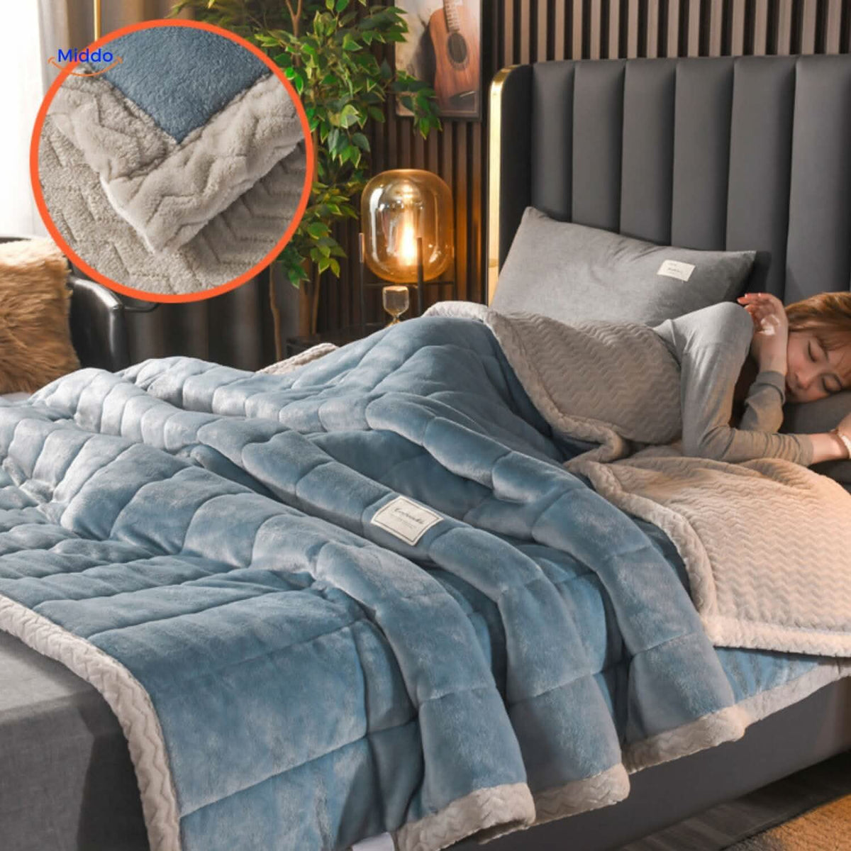 SNUGGLESOFT – Plush Wool Blanket for Ultimate Winter Comfort