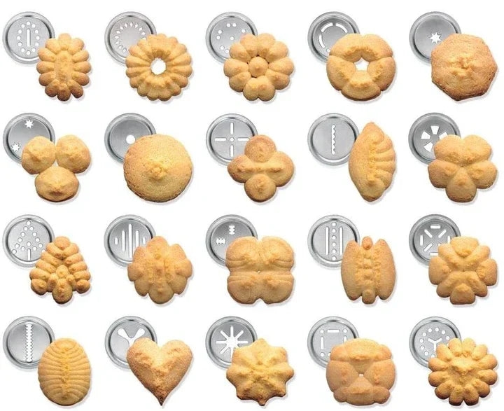 Artisan Cookie Maker | Durable Stainless Steel with Versatile Discs