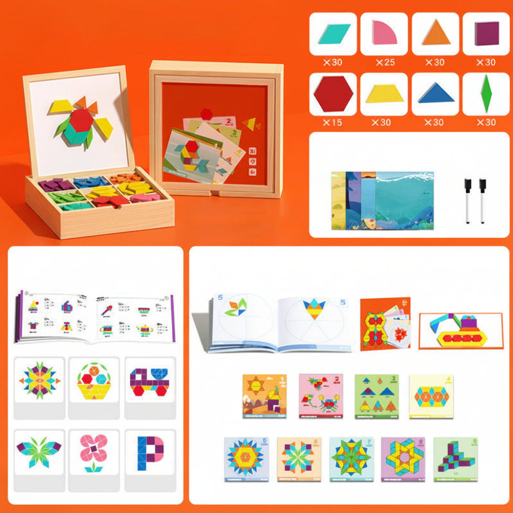 Imaginative Learning | Magnetic Puzzle Building Set with 248 Pieces