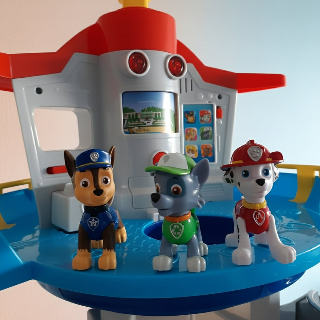 Whirlwind Racer Tower | Dynamic Slide Playset with Cars & Figures