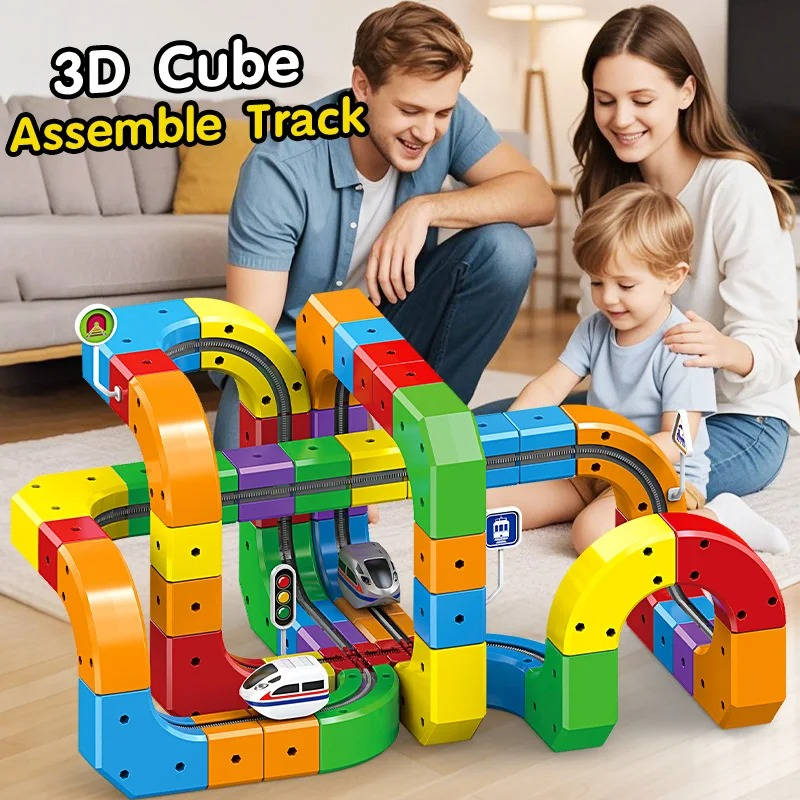 Magnetic Adventure Train Set | Rechargeable Track Toy for Kids