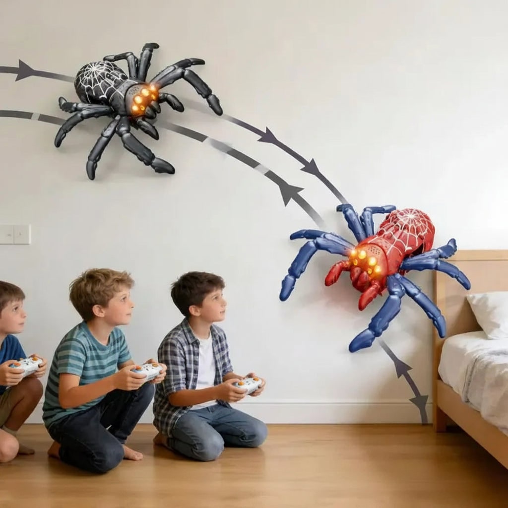 SpookBot | Remote-Controlled Jumping Spider for Pranks & Fun