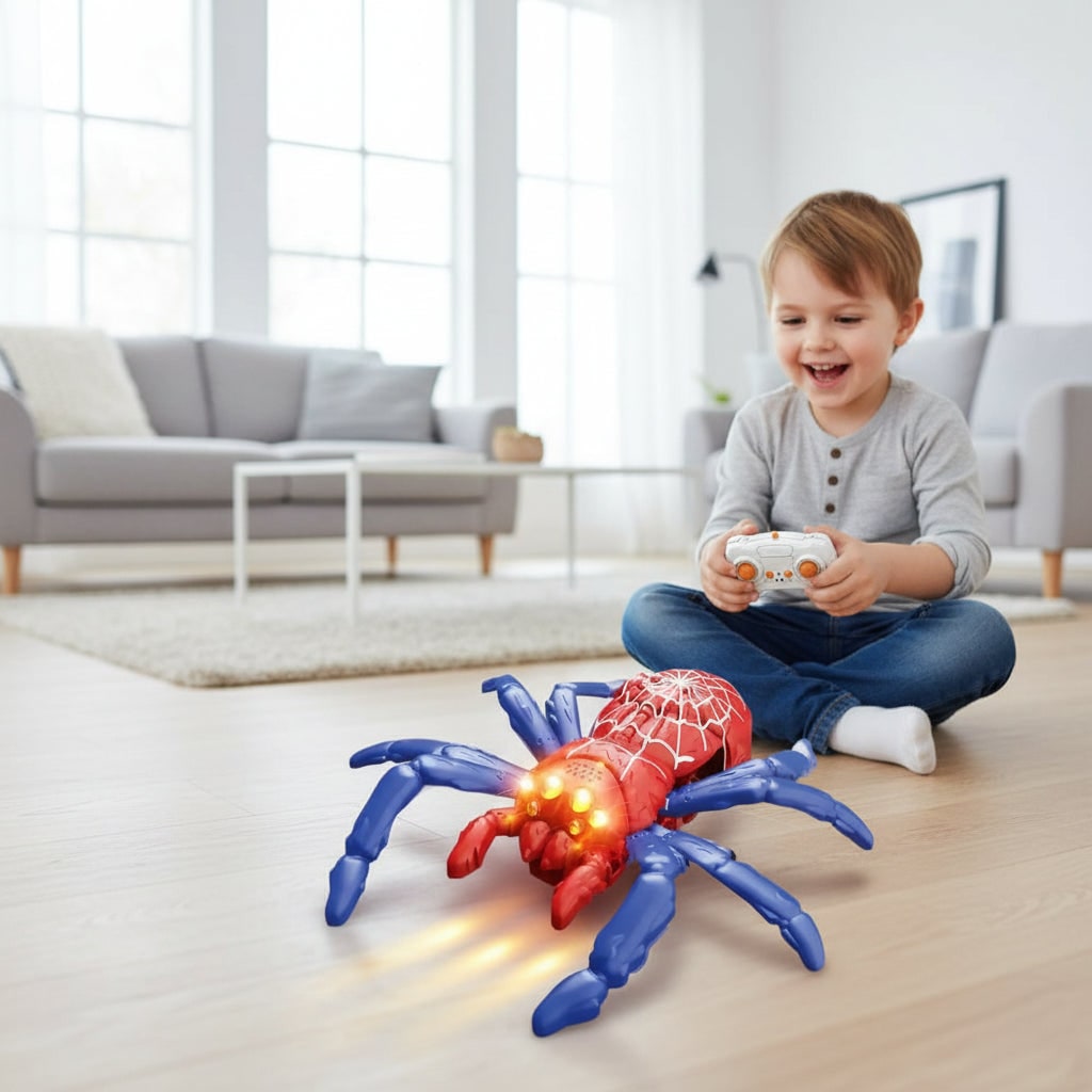 SpookBot | Remote-Controlled Jumping Spider for Pranks & Fun