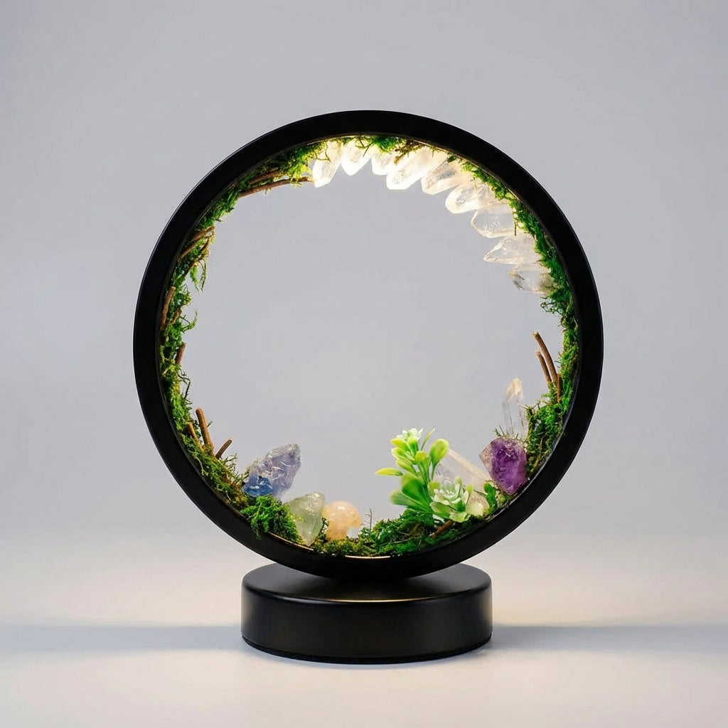 Ambient Lamp with Crystal Accents