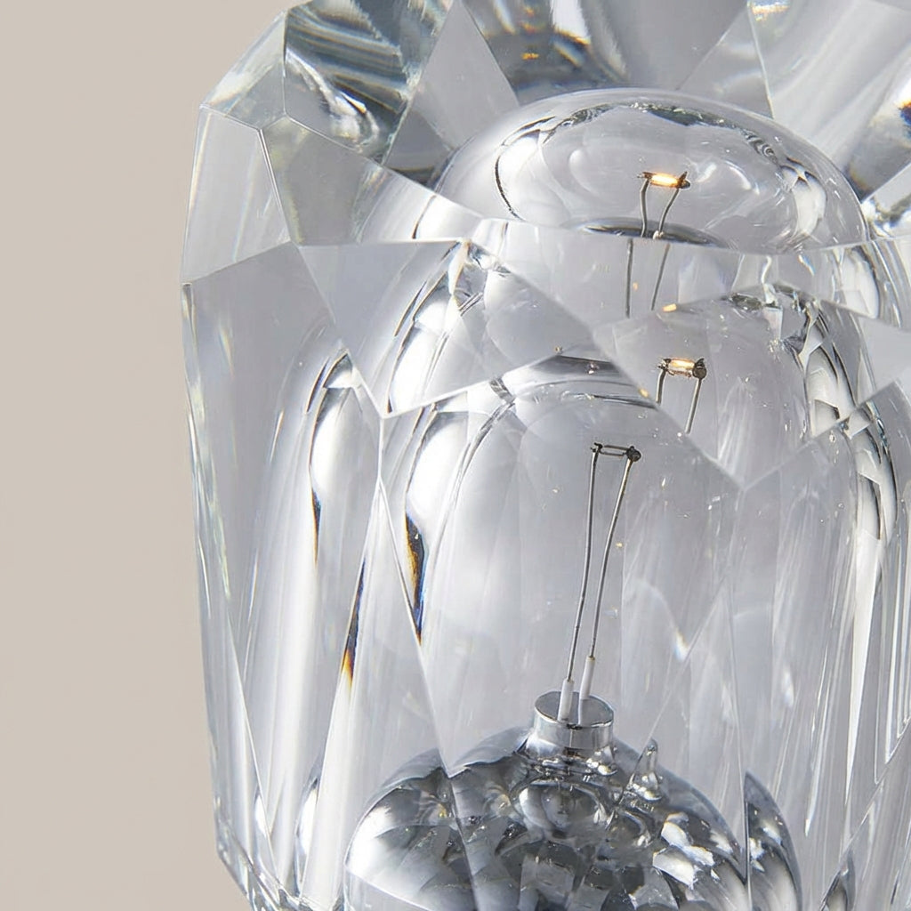 Elegant Crystal Table Lamp for Bedroom