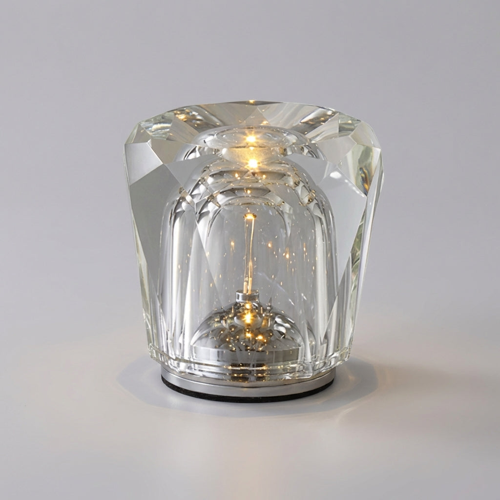 Elegant Crystal Table Lamp for Bedroom