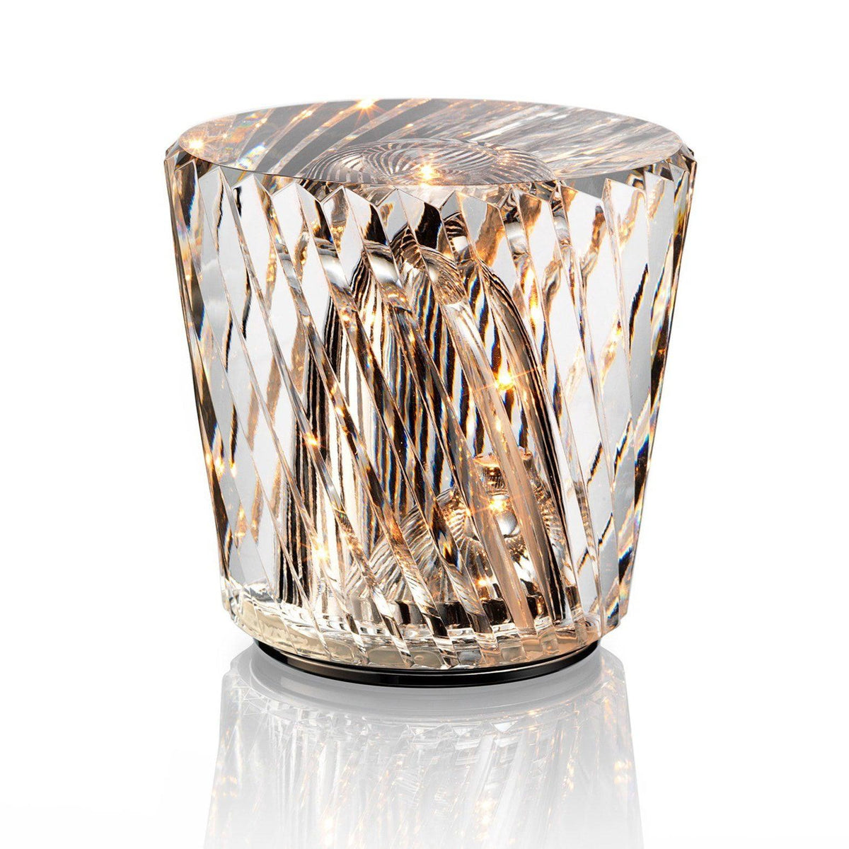 Elegant Rechargeable Glass LED Table Lamp for Cozy Spaces