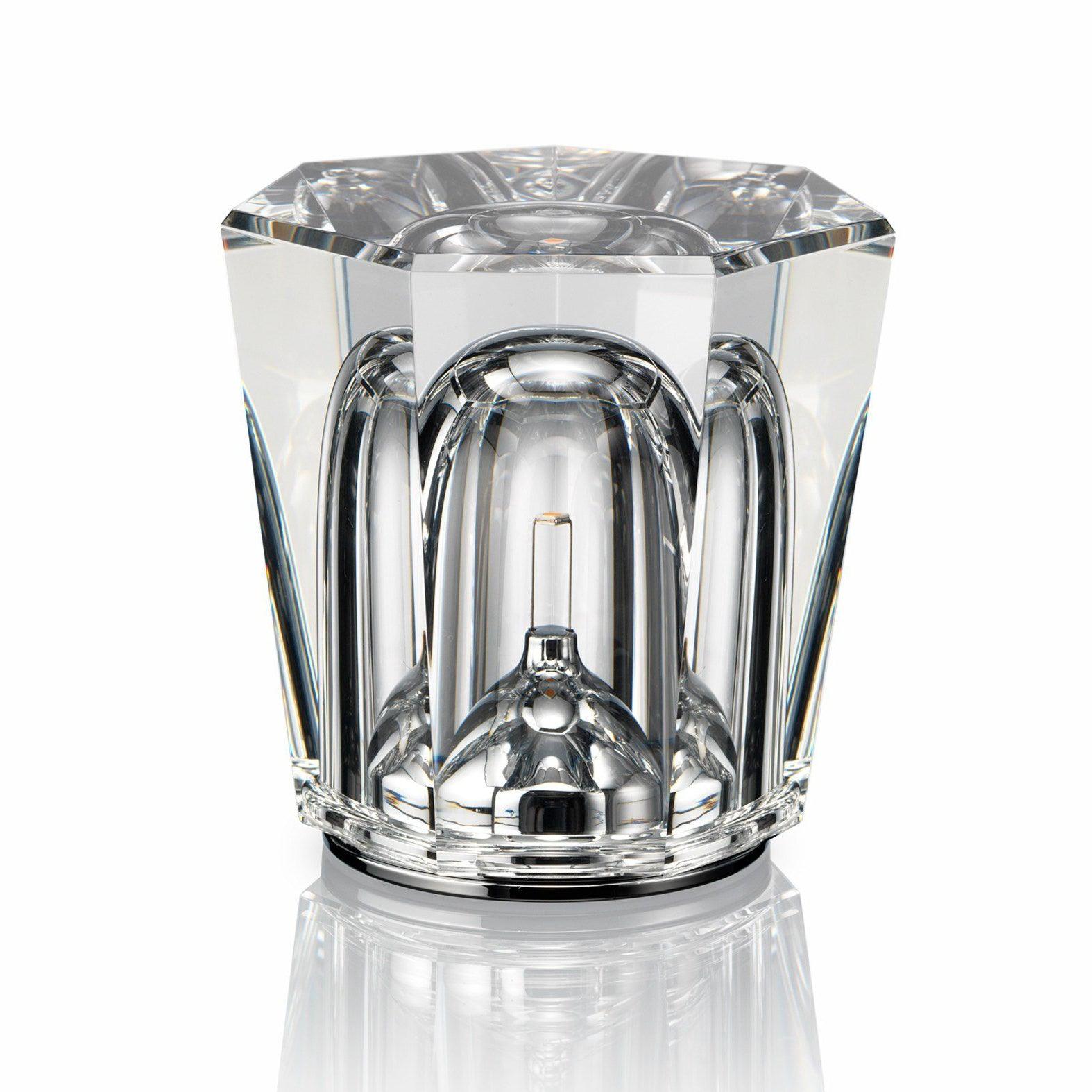 Elegant Rechargeable Glass LED Table Lamp for Cozy Spaces