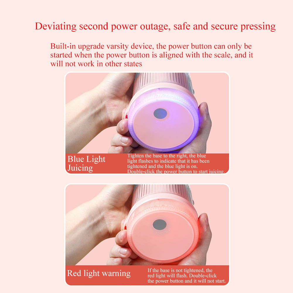 On-the-Go Smoothie Maker with Wireless Convenience