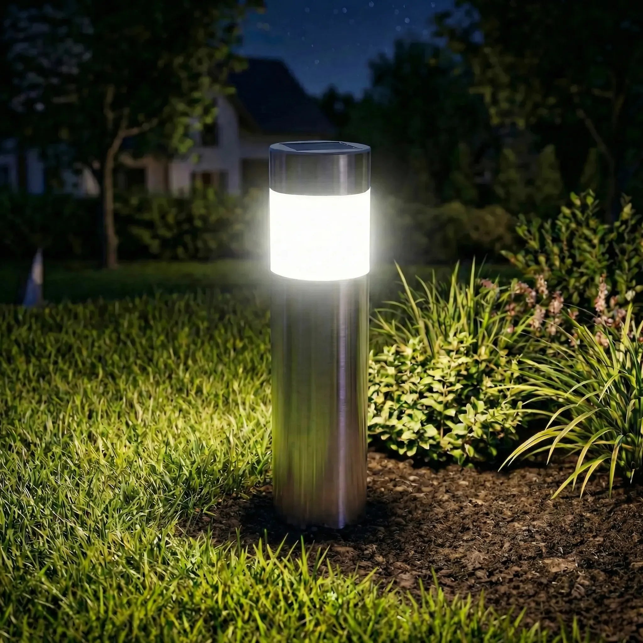 Pathway Lanterns - Cylindrical Garden Stake Lights