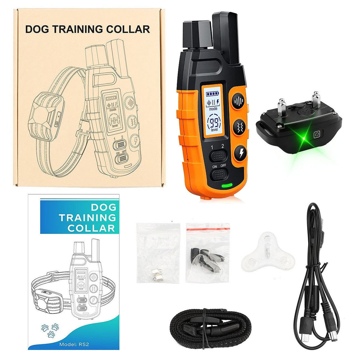 Professional 1000m Remote Dog Training Collar – Waterproof & Rechargeable