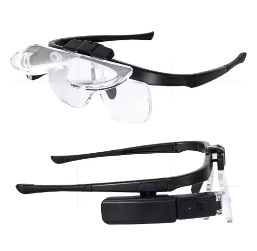 Hands-Free Magnifying Glass with USB Rechargeability