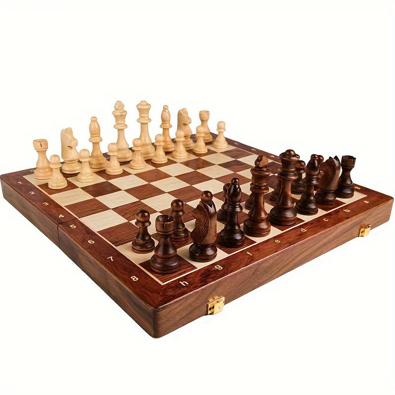 Travel-Friendly Magnetic Chess Set - Elegant and Practical