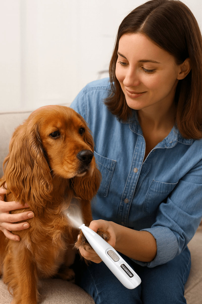 Whisper-Quiet Grooming Tool for Sensitive Pets
