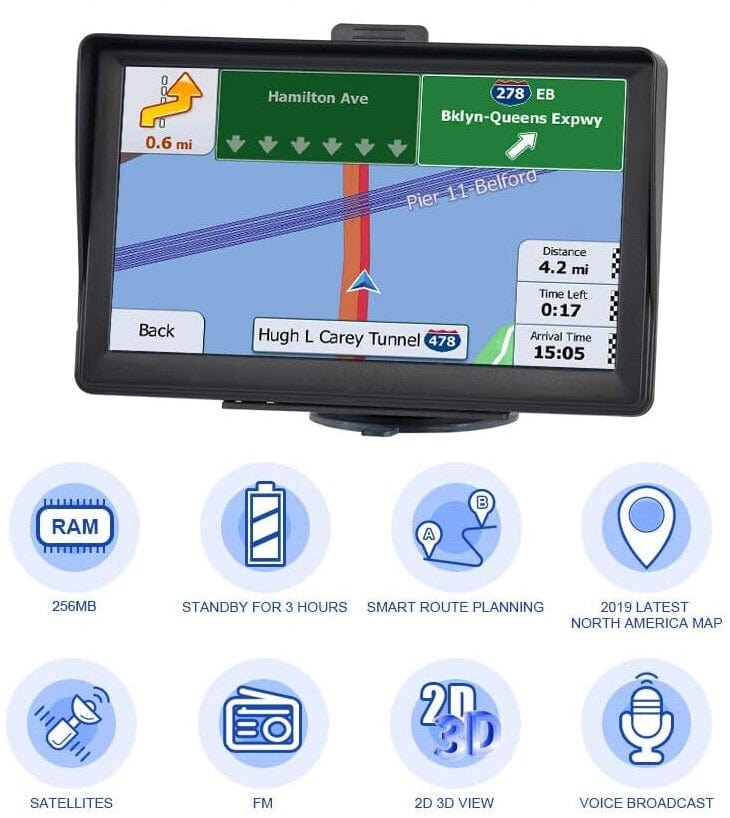 7-Inch Smart GPS Navigator for Cars and Trucks