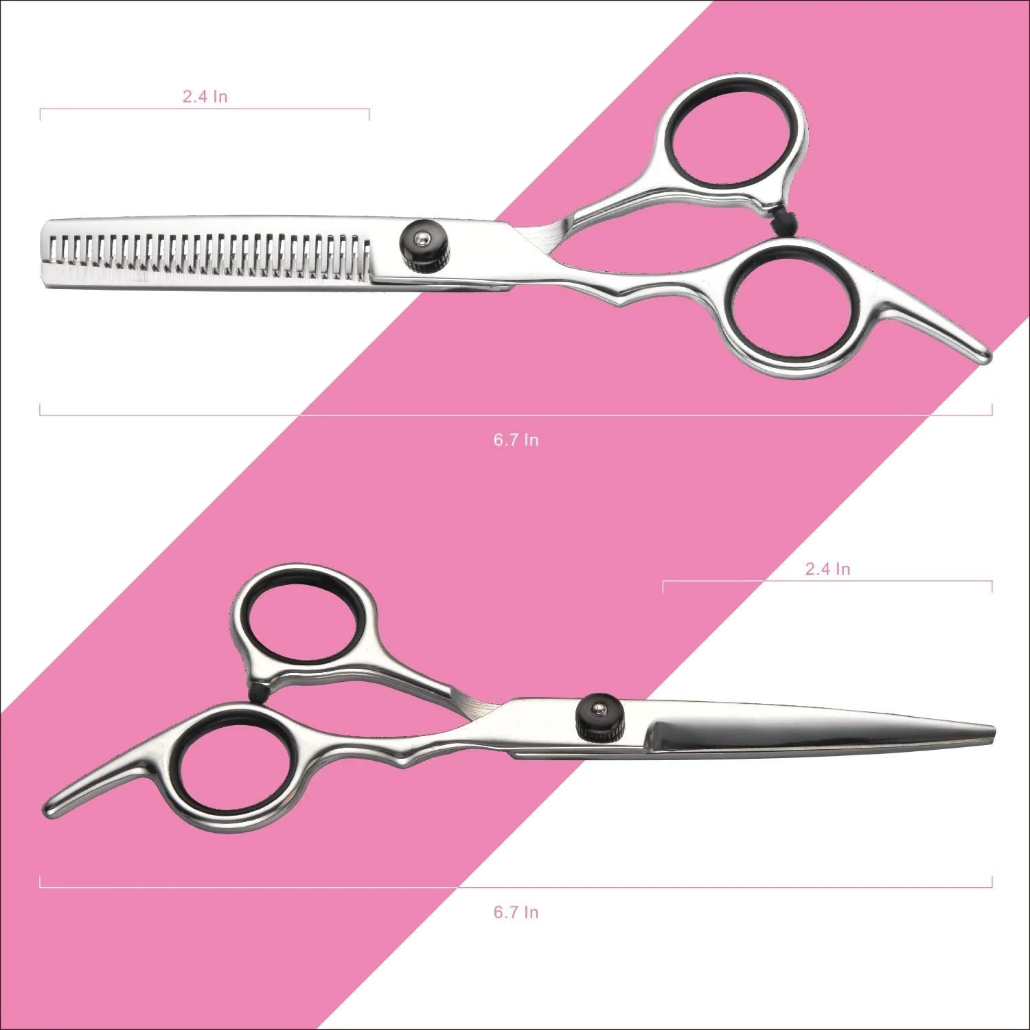 Professional Hair Cutting and Thinning Scissors Duo