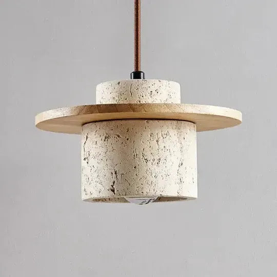 Sculpted Stone Pendant Light for Ambient Elegance
